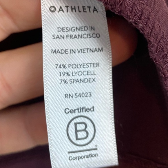 Athleta Essence Flow Dolman Long Sleeve Shirt Top Relaxed Fit Boat Neck - Picture 8 of 8